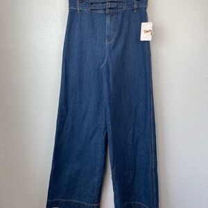 NWT We The Free Indigo Rinse Wash Wide Leg Jeans Sizes 24 and 28